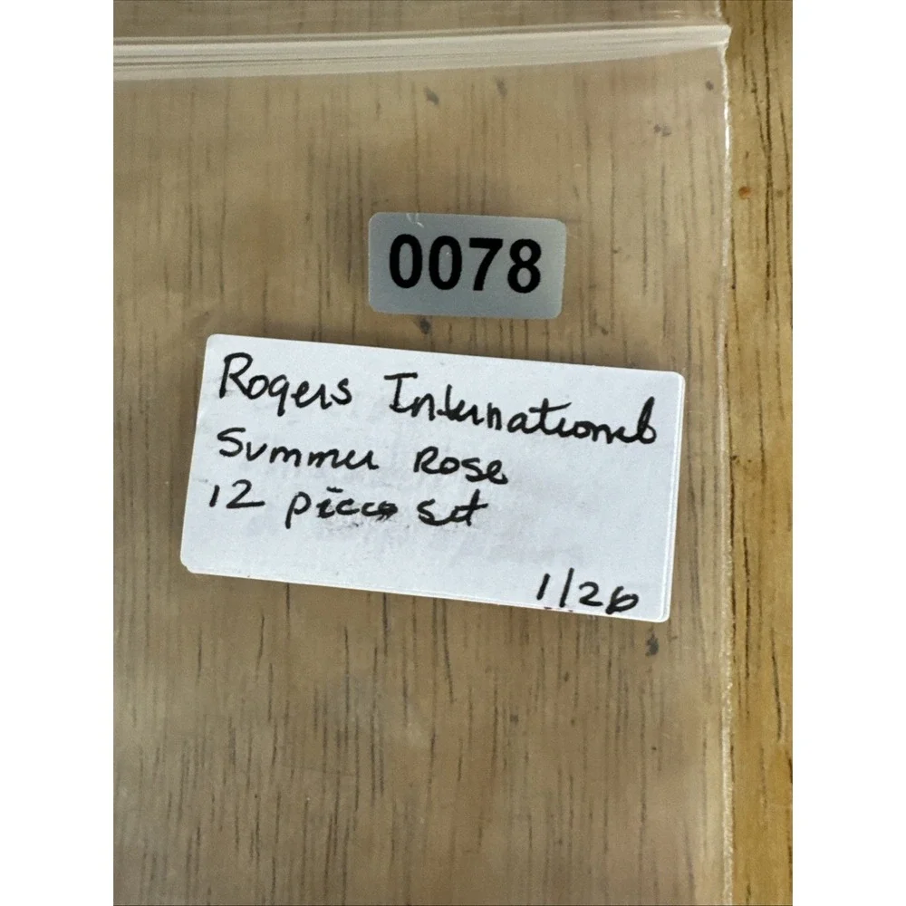 Rogers‎ Summer Rose 12 PC Flatware Set Knife Spoon Fork  Lot